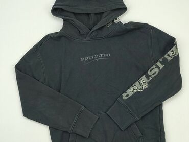 bluzki czarne zara: Sweatshirt, Hollister, XS (EU 34), condition - Good