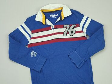 niebieski sweterek rozpinany: Bluza, Rebel, 10 lat, 134-140 cm, stan - Dobry