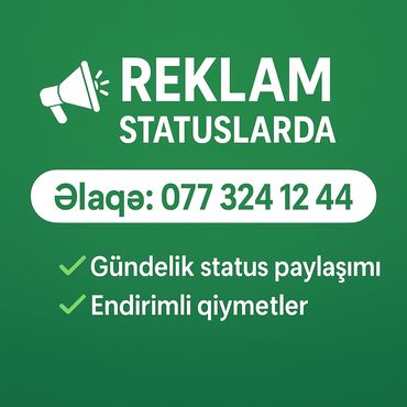 Boşqablar: 5 yerdə Reklamlar edirəm ödəniş 5 AZN kim isdesə Reklam elətdirmək