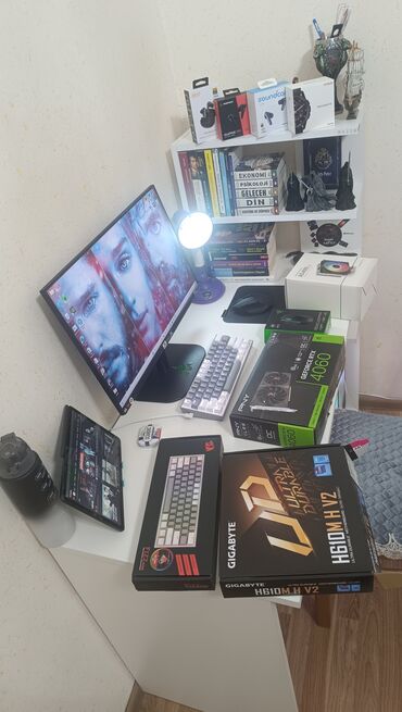 kompyuter alıram: Güclü oyun və yaradıcılıq üçün tam PC seti Komponentlər: - Videokart