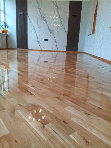 Döşəmə işləri: Parket cilalama və laklama xidməti - Yaşayış və ofis məkanlarında — 12