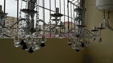 sir sekili: Çılçıraq, 6 lampa, Metal