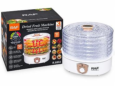 MEYVƏ QURUDAN APARAT 🍎 RAF R.6802 Meyvə və Qida Quruducu – 240W Meyvə