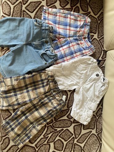 Şortlar: Uşaq şortları dəsti - Modellər: 4 ədəd uşaq şortu 1) Açıq mavi cins — 3