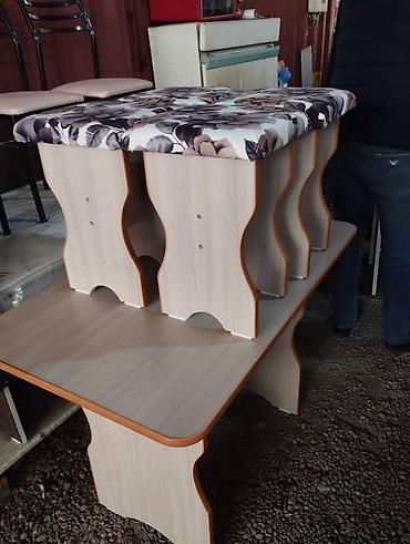 Кухонные столы и стулья: Кухонный стол и стул, Новый, Самовывоз, Платная доставка, цвет - Белый — 7