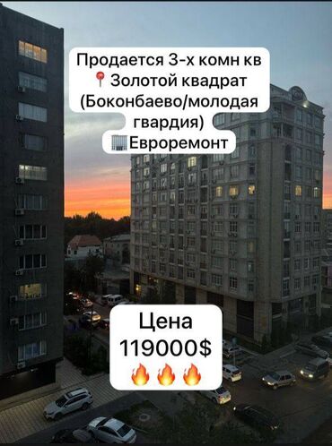 Продажа домов: 3 комнаты, 108 м², Элитка, 9 этаж, Евроремонт