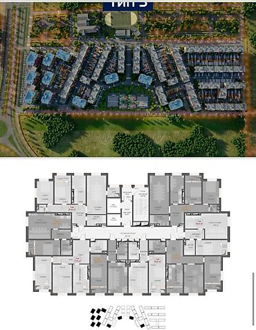 ошский переулок: 1 комната, 51 м², Южная Магистраль Элитка, 8 этаж, ПСО (под самоотделку) — 2