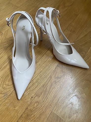 tufli: ZARA qadın tuflisi - Model: İti burunlu, stiletto topuqlu - Rəng — 2
