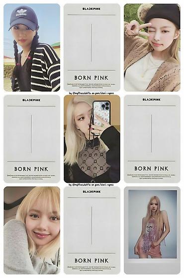 İncəsənət və kolleksiyalar: BLACKPINK – Born Pink fotokart kolleksiyası Məhsul: Rəsmi “Born Pink” — 2