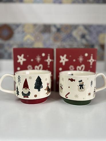 Оптом и в розницу ! Новогодние керамические кружки в подарочных lalafo.kg да — 5 Оптом и в розницу ! Новогодние керамические кружки в подарочных — 5