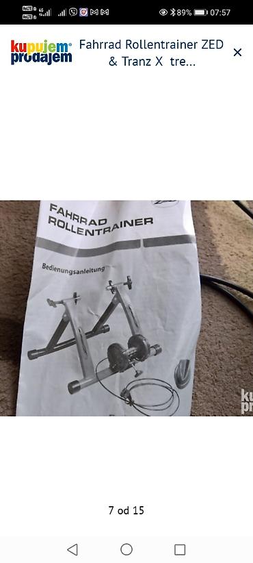 deciji trotineti: ZED Fahrrad Rollentrainer + TranzX trenažer za bicikl - Trenažer za — 5