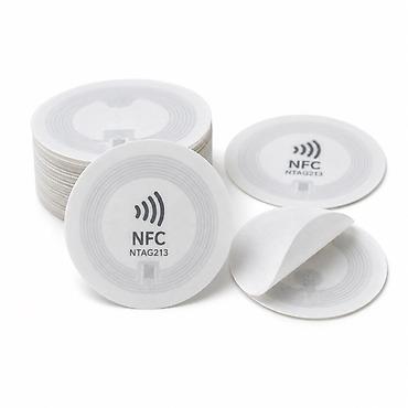 8 4: NFC-наклейки NTAG213 - Чип: NXP NTAG213 - Форм‑фактор: круглые — 3