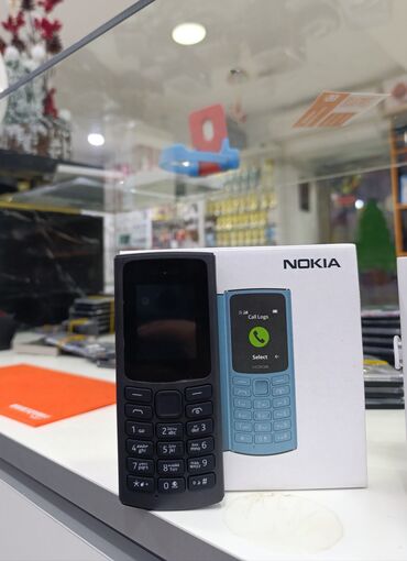 Nokia: Nokia 105 4G, 4 GB, rəng - Qara, Düyməli