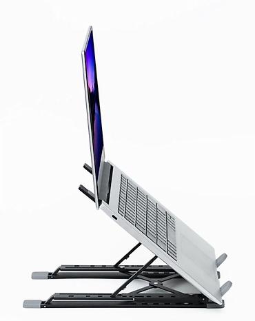 Подставки для ноутбуков: Регулируемая подставка для ноутбука из высокопрочного алюминиевого — 3