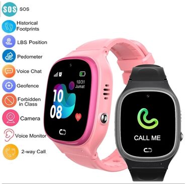 Ručni satovi: Vodootporni Dečiji Smart Watch T45 - Mobilni Tel, SOS, LBS Boje — 16