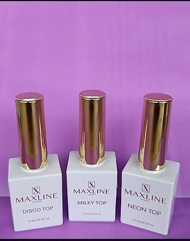 MAXLINE London gel lak üst örtükləri – 15 ml (0.5 fl.oz) şüşələr