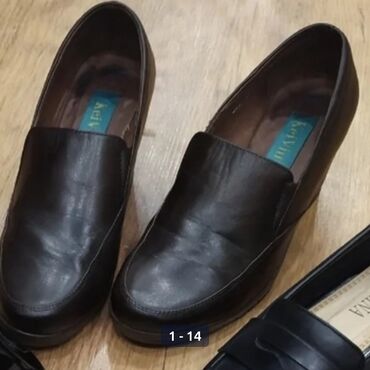 коричневые туфли: Туфли 37, цвет - Коричневый