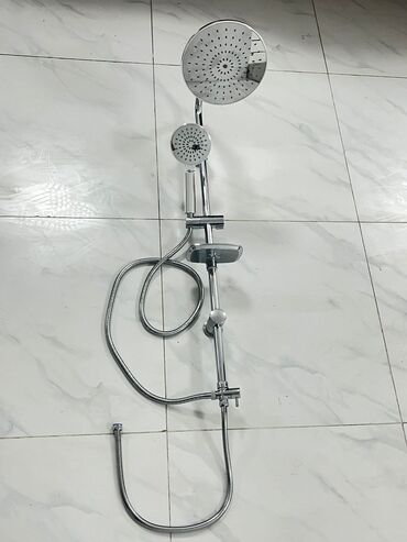 Duş üçün kranlar: Türkiyə Mallid Duş sistemi – yuxarı yağış duşu + əl duşu komplekti — 7