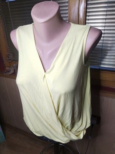 mango bluze i košulje: M (EU 38), L (EU 40), Print, color - Yellow