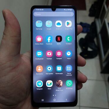 seki telefon satisi: Samsung Galaxy A31, 64 GB, rəng - Qara, Sensor, İki sim kartlı