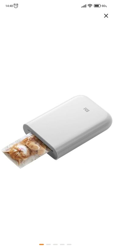 xiaomi mi5 pro white: Mi portable photo printer. bir defe iwlenilib, hec bir problemi