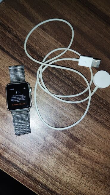 monitor satilir: İşlənmiş, Smart saat, Apple, Sensor ekran, rəng - Boz