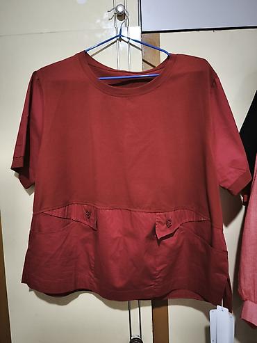 pull bear: Футболка, Оверсайз, Трикотаж, Новый, 2XL — 2