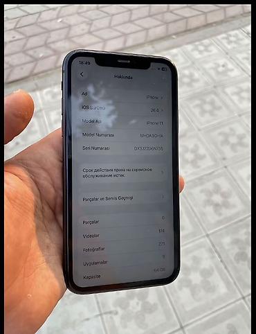 iphone 11 300 azn: IPhone 11, 64 GB, Qara, Simsiz şarj — 3