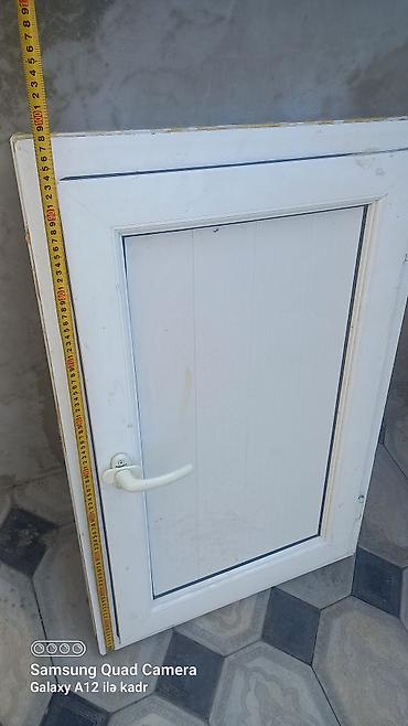 plastik: Ağ rəngli PVC materialdan kiçik qapı/pəncərə çərçivəsi — 3