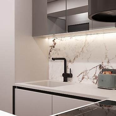 Продажа квартир: 1 комната, 30 м², Элитка, 9 этаж, Дизайнерский ремонт — 3