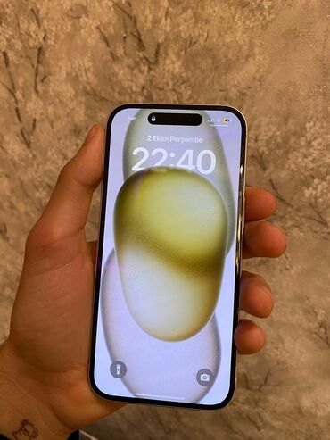 iphone 15 satis: IPhone 15, 128 GB, Sarı