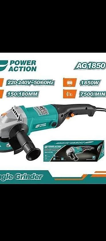 мото болок: Угловая шлифовальная машина POWER ACTION AG2400. Модель предназначена — 1