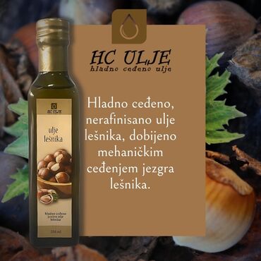 daljinski za odbranu od agresivnih pasa: Hladno ceđeno ulje od lešnika dobijeno je mehaničkim ceđenjem sirovih