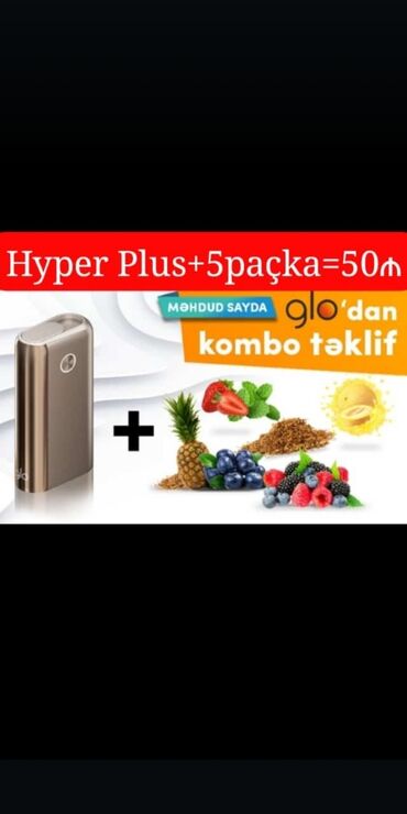 qəlyan vape: Glo ilə siqaretdən qurtulmağin vaxtidir 😎 Glo Pro + 5paçka = 5️⃣0️⃣