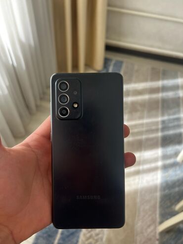 телефон меняю: Samsung Galaxy A52, Колдонулган, 128 ГБ, түсү - Кара, 2 SIM