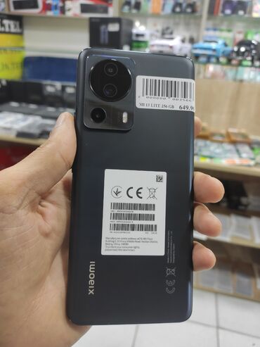 İnformatika: Xiaomi 13 Lite, 256 GB, rəng - Qara, 
 Sensor, Barmaq izi, Simsiz şarj
