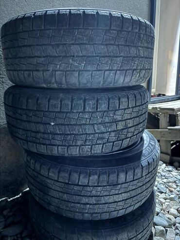 авто аккумулятор: Дөңгөлөктөрү толук 215 / 55 / R 17, Кыш, Колдонулган, Комплект, Жеңил унаалар, Куйма, тешиктери - 4