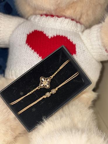 Bilərziklər: İkili QİZİL qolbaq dəsti(probludur,yenidir) tək-tək də satis mövcuddur — 1