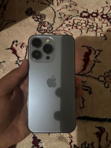 бу телефоны в бишкеке айфон: IPhone 13 Pro, Колдонулган, 256 ГБ, Көк, Коргоочу айнек, Каптама, 83 %