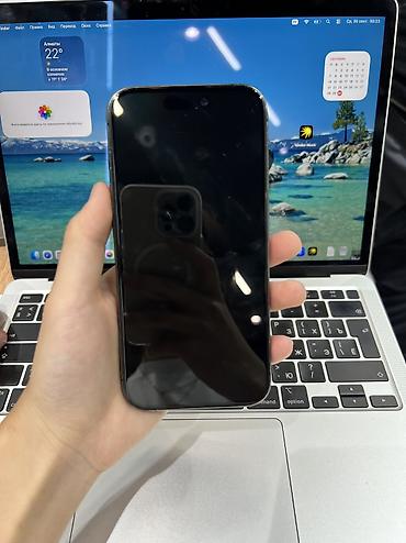 Уюлдук телефондор жана аксессуарлар: IPhone 15 Pro, Колдонулган, 128 ГБ, Blue Titanium, Коргоочу айнек, Каптама, 85 % — 4