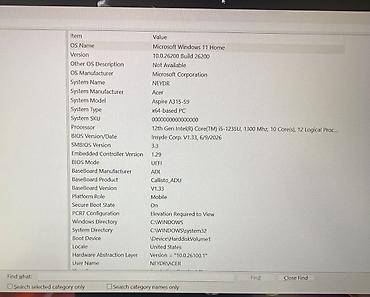 kontakt home noutbuk: Acer Aspire 3 A315-59 noutbuku Xüsusiyyətlər: - Ekran: 15.6", Full HD — 4