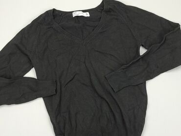 czarne t shirty z nadrukiem: Sweter, Zara, L (EU 40), condition - Good