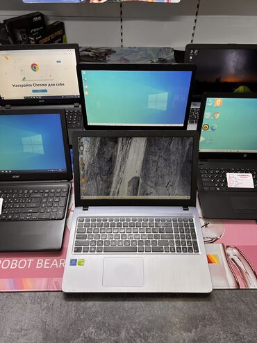 компьютеры расрочка: Ноутбук, Acer, 4 ГБ ОЗУ, Intel Pentium, 15.6 ", Б/у, Для работы, учебы, память SSD