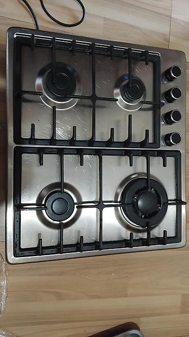 Газовая печь, Elletti, Б/у, Встраиваемая, цвет - Серебристый, Полная оплата