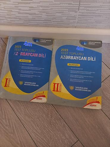 Тесты: Məhsul: “Azərbaycan dili – 2023 Test Toplusu”, 2 hissə (I və II) — 1