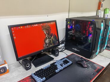 игровой компьютер набор: Компьютер, ядер - 4, ОЗУ 16 ГБ, Игровой, Б/у, Intel Core i5, HDD + SSD