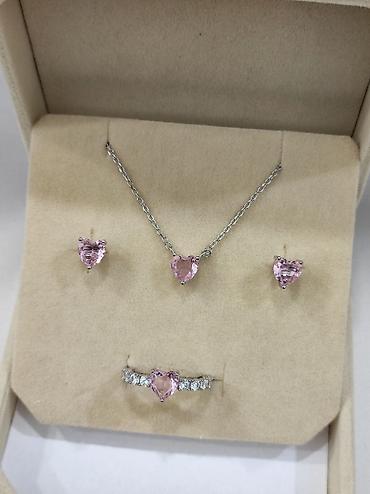 Серебряные наборы украшений: Набор украшений, Проба 925, Женские, Новый — 12