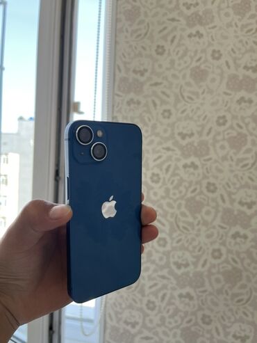 iphone 13 сколько стоит: IPhone 13, Колдонулган, 128 ГБ, Көк, Коргоочу айнек, Каптама, 71 %