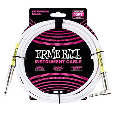gitara kabel: Ernie Ball 6049 Ultraflex 10' Alət üçün kabel (3 metr) ( Gitara üçün