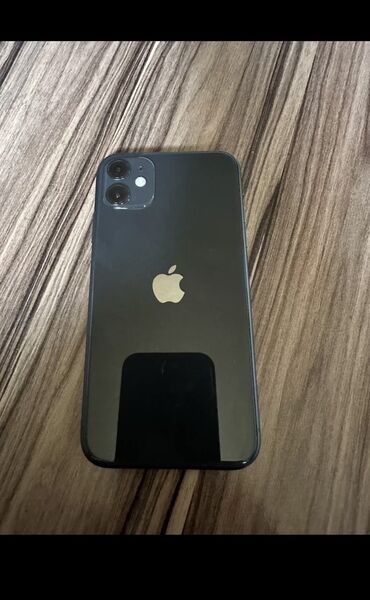 Apple iPhone: IPhone 11, Б/у, 128 ГБ, Черный, Защитное стекло